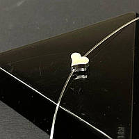 Намисто металеве "Серце" 5х6 мм, колір Сталь