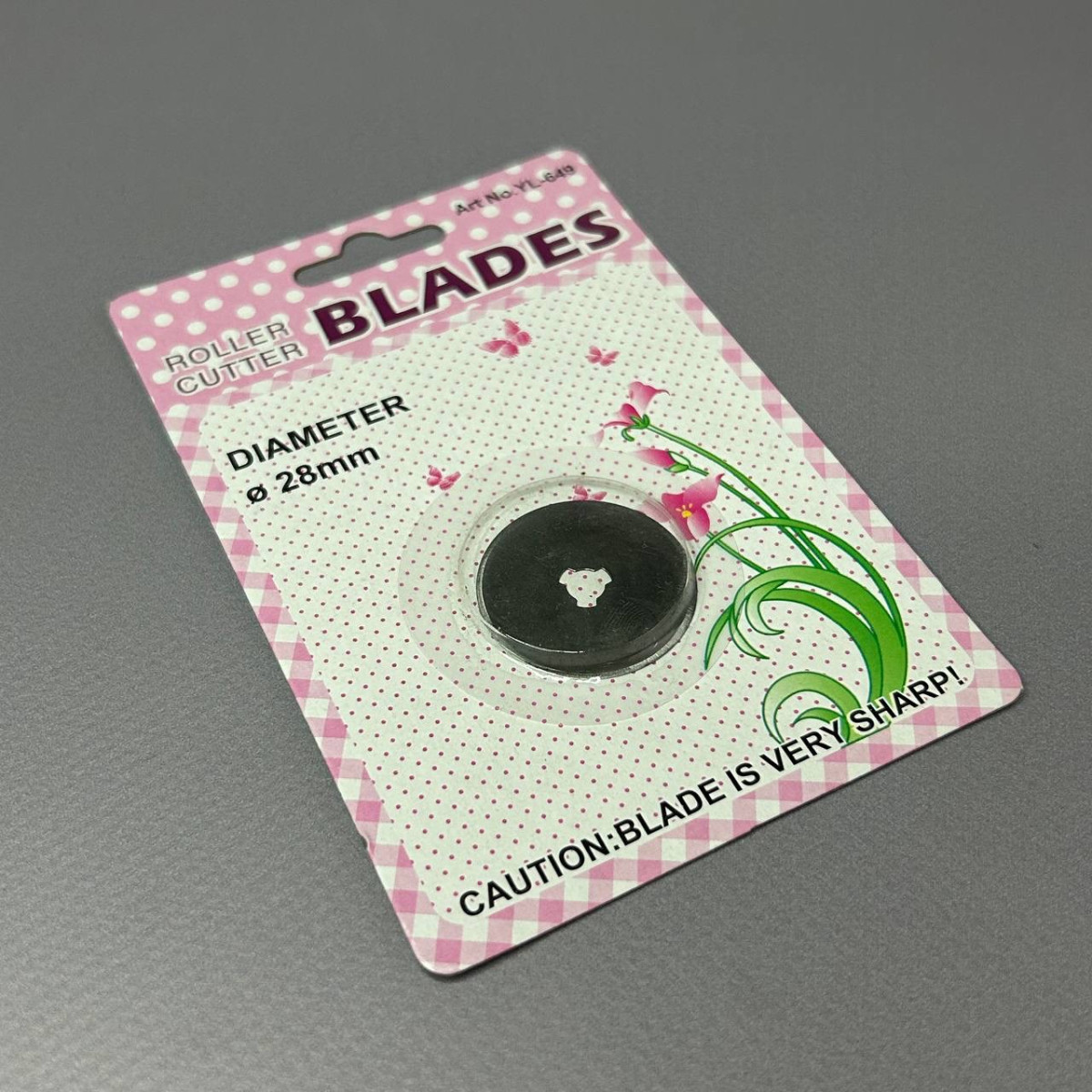 Запасне лезо для роликового (розкрійного) ножа, 28 мм, фото 1