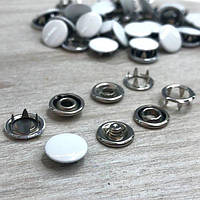 Кнопка Baby 9,5м з закритою шляпкою Біла 50шт. (212223)