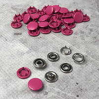 Кнопка Baby 9,5м з закритою шляпкою Малиновий 50шт. (146)