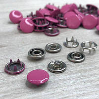 Кнопка Baby 9,5м з закритою шляпкою Малиновий 50шт. (212223)