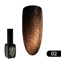 Гель лак Котяче око Global Fashion 24D 2020 №02, 8 мл