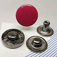 Кнопка Альфа 15мм Малинова (10шт) (00247)