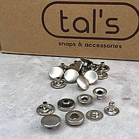 Кнопка Альфа 15мм Нікель (720шт) TALS (00247)