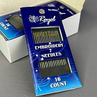 Голки 16шт для ручного шиття  (06027)