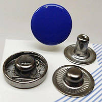 Кнопка Альфа 15мм Синя (10шт) (00247)