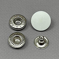 Кнопка Альфа з білим пластиковим капелюшком 17мм (50шт) (00756)