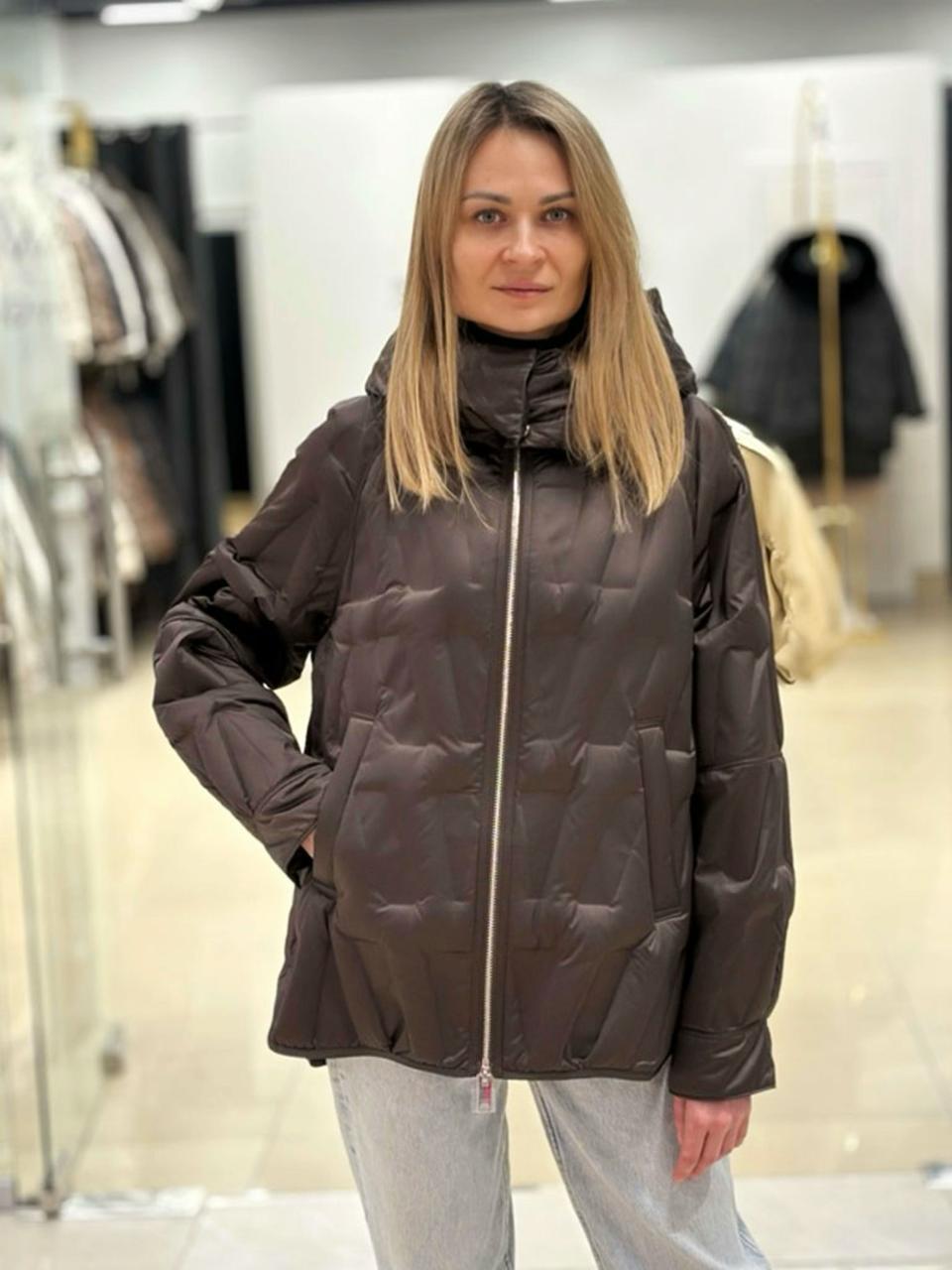 Жіноча куртка CHANEVIA 25138 Brown, фото 1