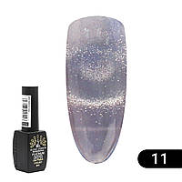 Гель лак Котяче око Platinum №11, 8мл