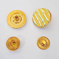 Кнопка Таблетка - 17мм Золото 720шт. Нержавійка (108917)