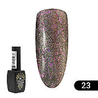Гель лак Котяче око Platinum №23, 8мл