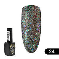 Гель лак Котяче око Platinum №24, 8мл