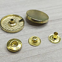 Кнопка Таблетка - 22мм Золото 720шт. Нержавійка (108922)