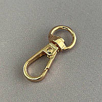 Карабін для сумки 10 мм, золото - 3,3 см
