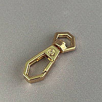 Карабін для сумки 10 мм, золото - 3,5 см