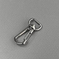 Карабін для сумки 10 мм, нікель - 3,5 см