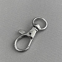 Карабін для сумки 10 мм, нікель - 3,7 см