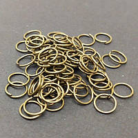 Кільце сполучне, одинарне 8мм, колір Бронза - 10г/уп