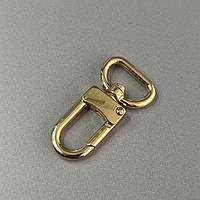 Карабін для сумки 20 мм, золото - 4,5 см