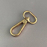 Карабін для сумки 20 мм, золото - 4,5 см