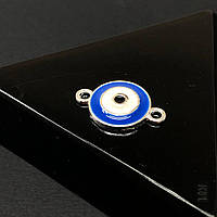 Конектор "Талісман вічко" 12х16 мм, колір Сталь