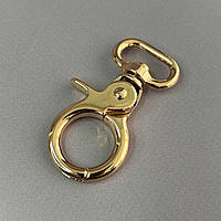 Карабін для сумки 20 мм, золото - 6 см