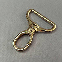 Карабін для сумки 32 мм, золото - 5 см