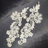 Лейси мереживні фрагменти  - Айворі (ЛК-137А)