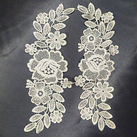 Лейси мереживні фрагменти  - Айворі (ЛК-372А)