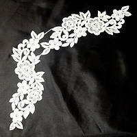 Лейси мереживні фрагменти  - Айворі (ЛК-DH32А)