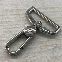 Карабін для сумки 32 мм, нікель - 5,5 см
