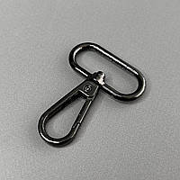 Карабін для сумки 32 мм, темний нікель - 5 см