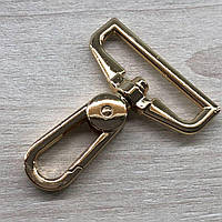 Карабін для сумки 38 мм, золото - 5,5 см