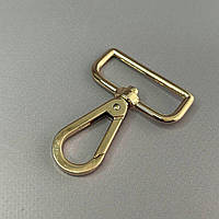Карабін для сумки 38 мм, золото - 6 см