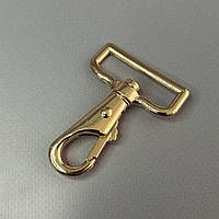 Карабін для сумки 38 мм, золото - 6 см