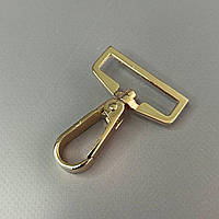 Карабін для сумки 38 мм, золото - 6 см