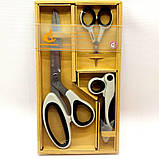 Набір ножиць 3шт Golde Phoenix, фото 2