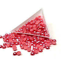 Напівбусини перламутрові 6 мм, 20 гр/уп колір - кораловий Z39