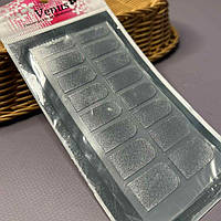 Наклейка для нігтів, готовий манікюр Silver (14983)