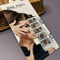 Наклейка для нігтів, готовий манікюр Yellow (JYH-014)