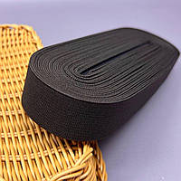 Резинка для одягу широка  3см коричнева