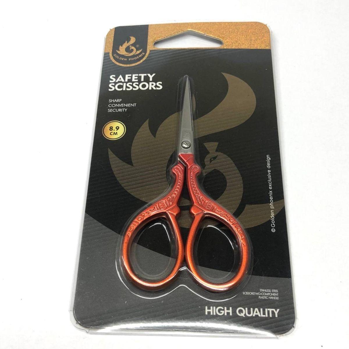 Маленькі ножиці "Вінтаж" для рукоділля 8,9 см - помаранч, фото 1