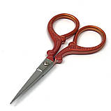 Маленькі ножиці "Вінтаж" для рукоділля 8,9 см - помаранч, фото 3