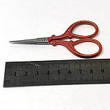 Маленькі ножиці "Вінтаж" для рукоділля 8,9 см - помаранч, фото 4