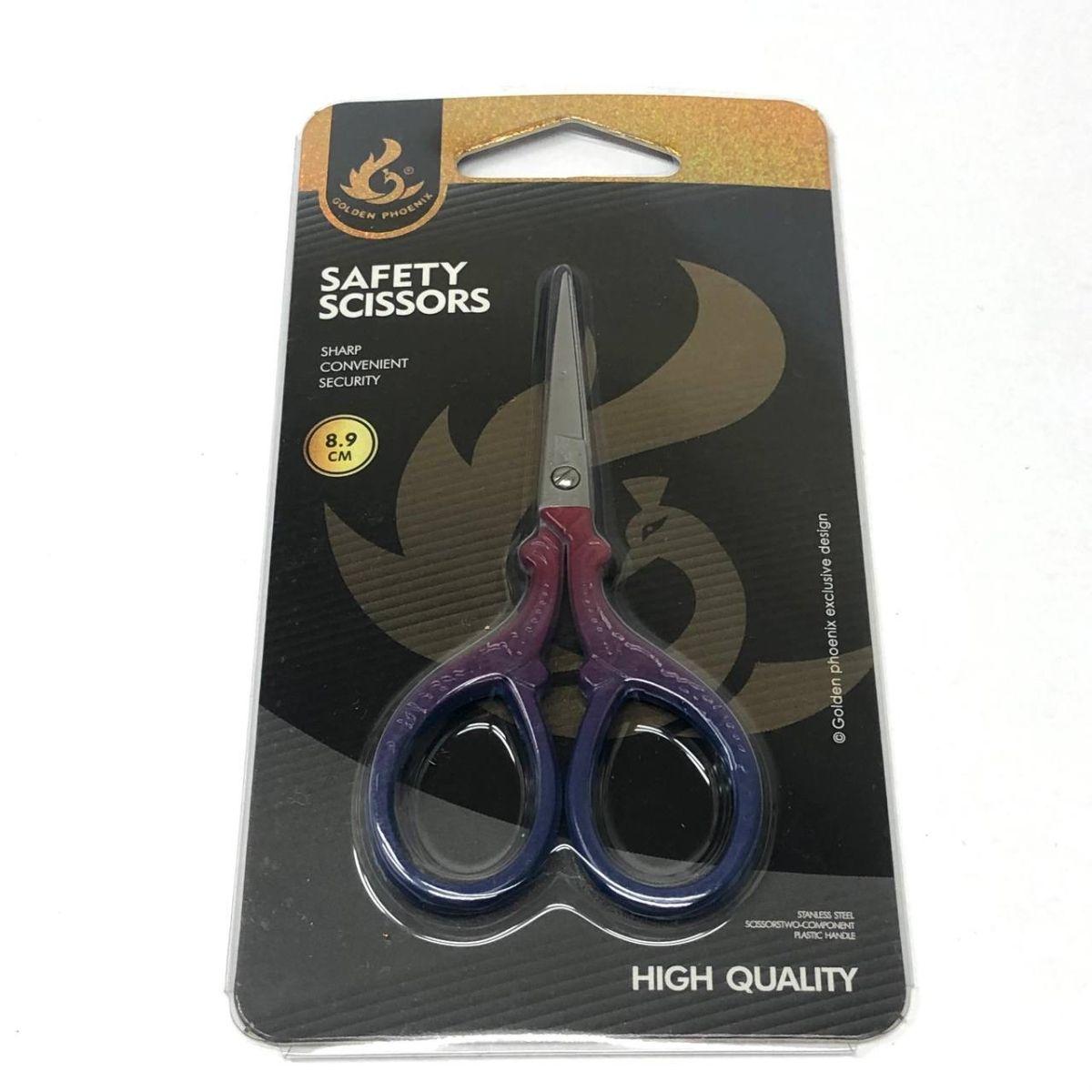 Маленькі ножиці "Вінтаж" для рукоділля 8,9 см - сині, фото 1