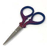 Маленькі ножиці "Вінтаж" для рукоділля 8,9 см - сині, фото 2