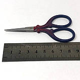 Маленькі ножиці "Вінтаж" для рукоділля 8,9 см - сині, фото 4