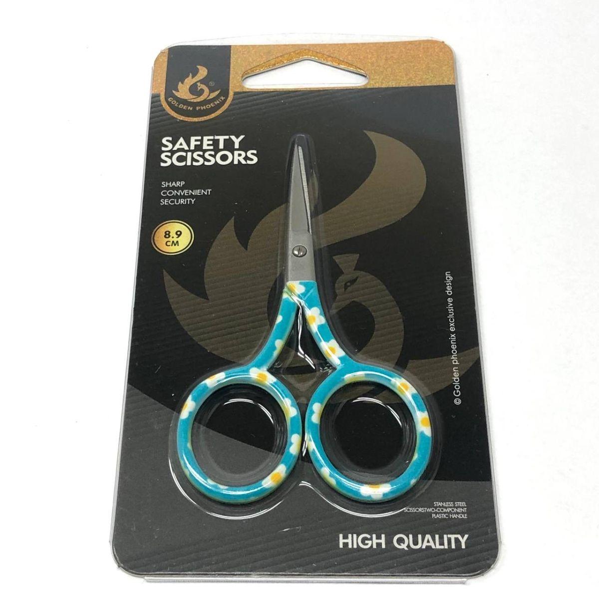 Маленькі ножиці для рукоділля 8,9 см - голубі, фото 1