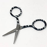 Маленькі ножиці для рукоділля 8,9 см - зебра, фото 3