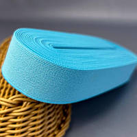Резинка турецька щільна 3см, 10м - лазурна